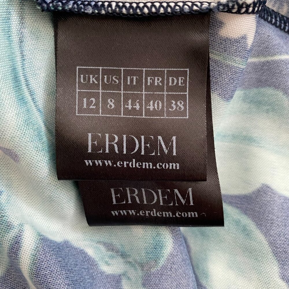 Erdem "Etheline" Floral Jersey Maxi Dress, size 8US (Fits like a US size 4/6) - Picture 11 of 14